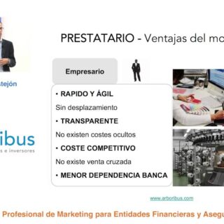 Los actores Fintech: Ponencia de ARBORIBUS sobre Crowdlending en el MKTefa