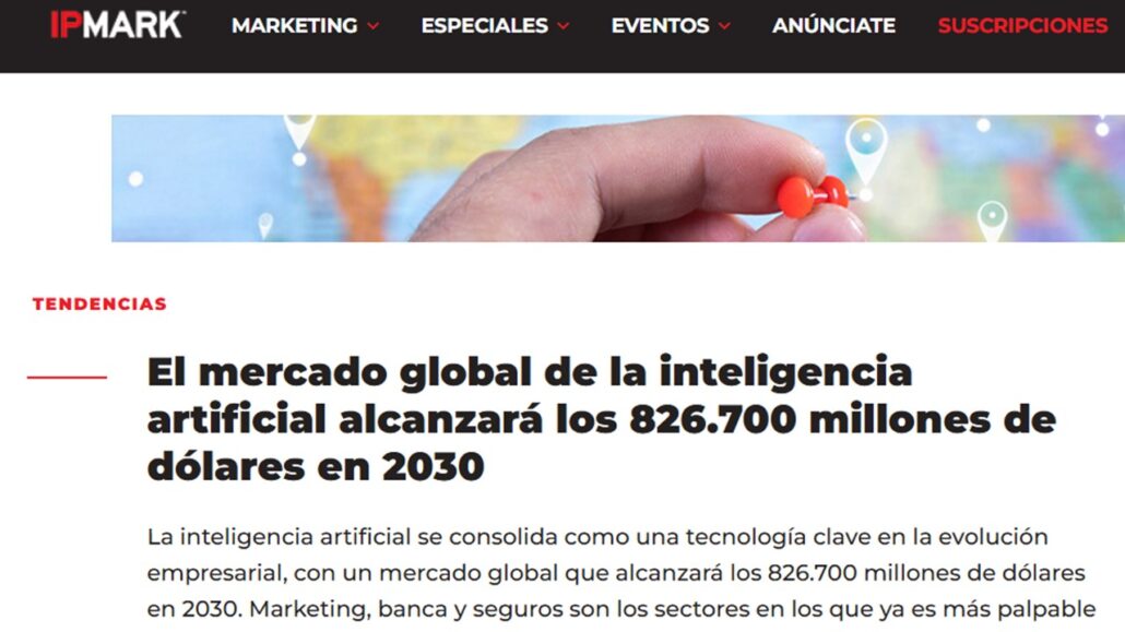 IPMARK menciona el Informe IA 2025 de Ditrendia como referencia 